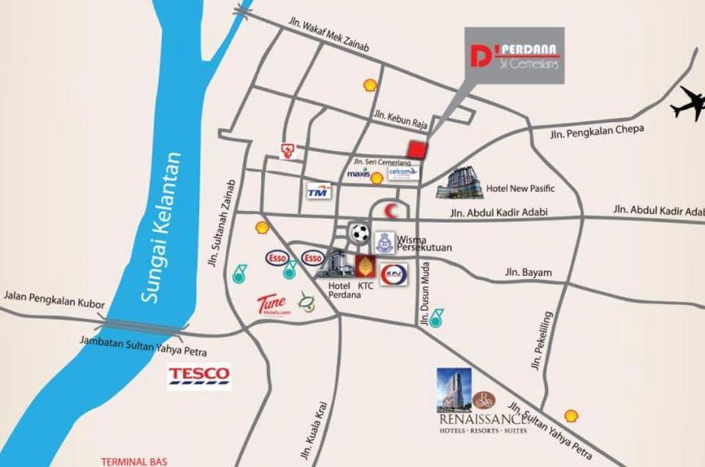 Sas D'Perdana Apartment Kota Bharu Kültér fotó